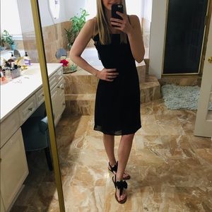 NWT Loft Little Black Dress with Bow Sz 4